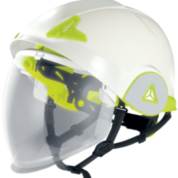 CASCO DE OBRA CON DOBLE CARCASA ABS Y VISERA RETRACTIL PC ONYX DELTA PLUS - Imagen 1