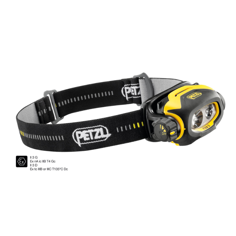 LINTERNA FRONTAL PIXA 3 100 LUM NEGRO/AMARILLO REF E78CHB 2 PETZL - Imagen 1