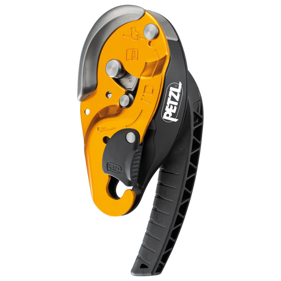 DESCENDEDOR ANTIPANICO ID AMARILLO/NEGRO 10-11.5MM REF D020AA00 PETZL - Imagen 1