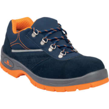 ZAPATO INDUSTRIAL AZUL MARINO-NARANJA DELTA PLUS - Imagen 1