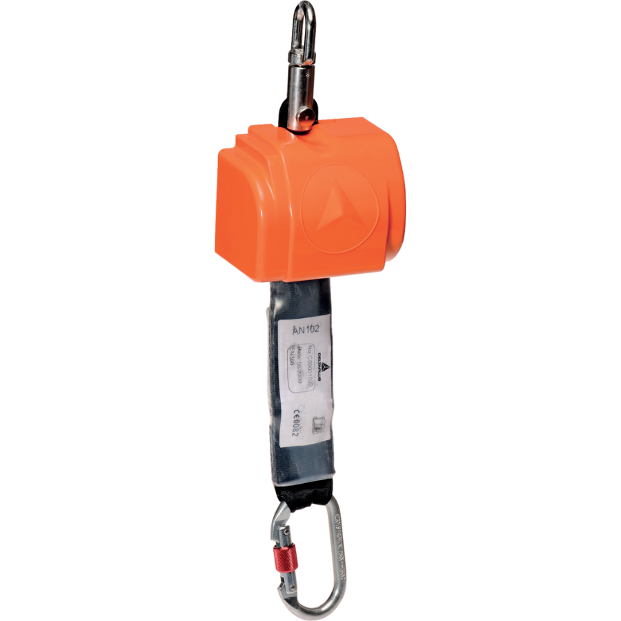 RETRACTIL EN REATA DE 2.5M MINIBLOC AN102 DELTA PLUS - Imagen 1