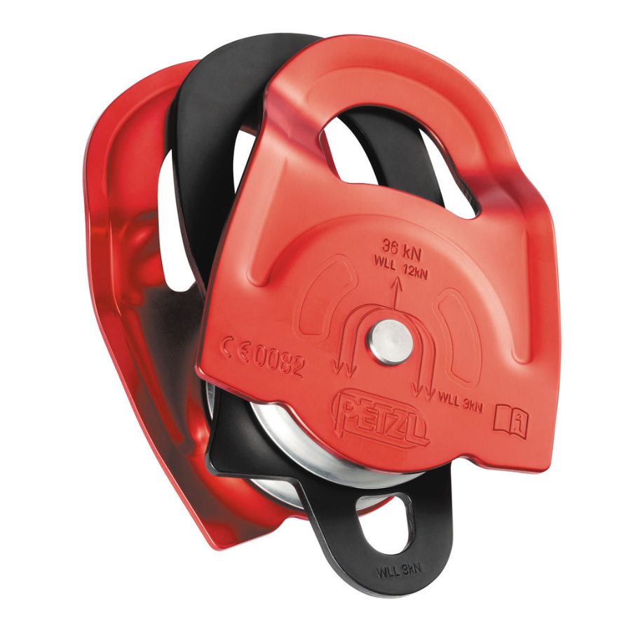 POLEA DOBLE TWIN 7-13MM P65A PETZL - Imagen 1