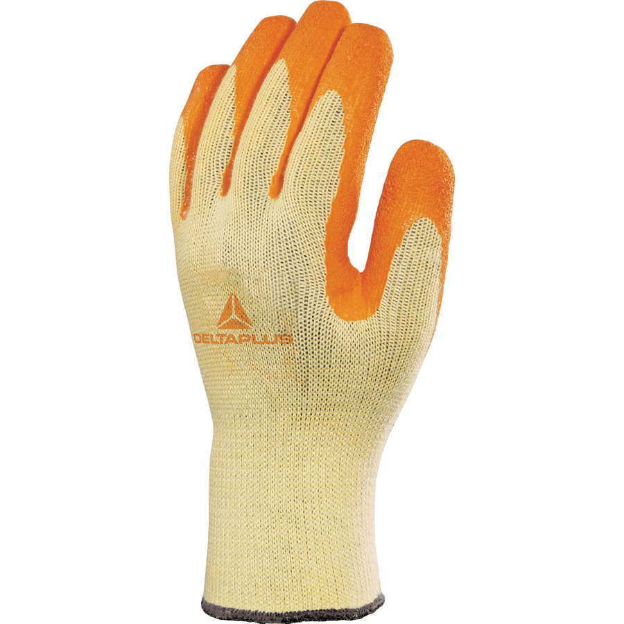 GUANTE DE POLIESTRER RECUBIERTO EN LATEX NARANJA VE730 DELTA PLUS - Imagen 1