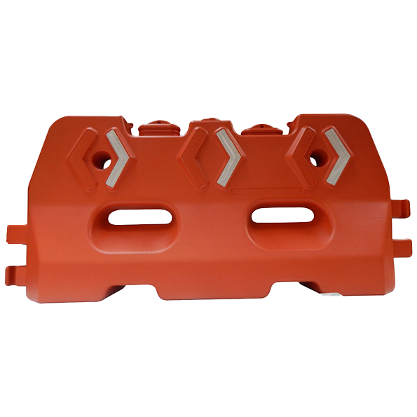 BARRERA PLASTICA MEDIDAS: 2MTS LARGO X 1MT ALTO X 50CM ANCHO CON CINTA REFLECTIVA - Imagen 1