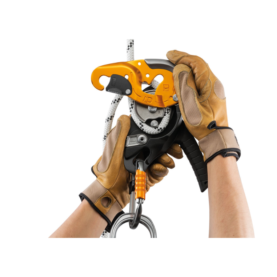 DESCENDEDOR ANTIPANICO ID AMARILLO/NEGRO 10-11.5MM REF D020AA00 PETZL - Imagen 1