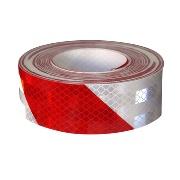 CINTA REFLECTIVA ROJA - BLANCA X METRO 3M - Imagen 1