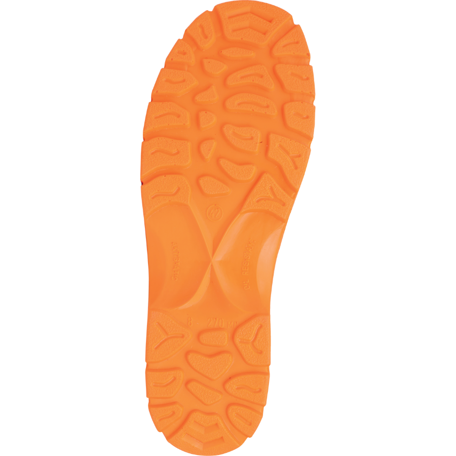 ZAPATO INDUSTRIAL AZUL MARINO-NARANJA DELTA PLUS - Imagen 1