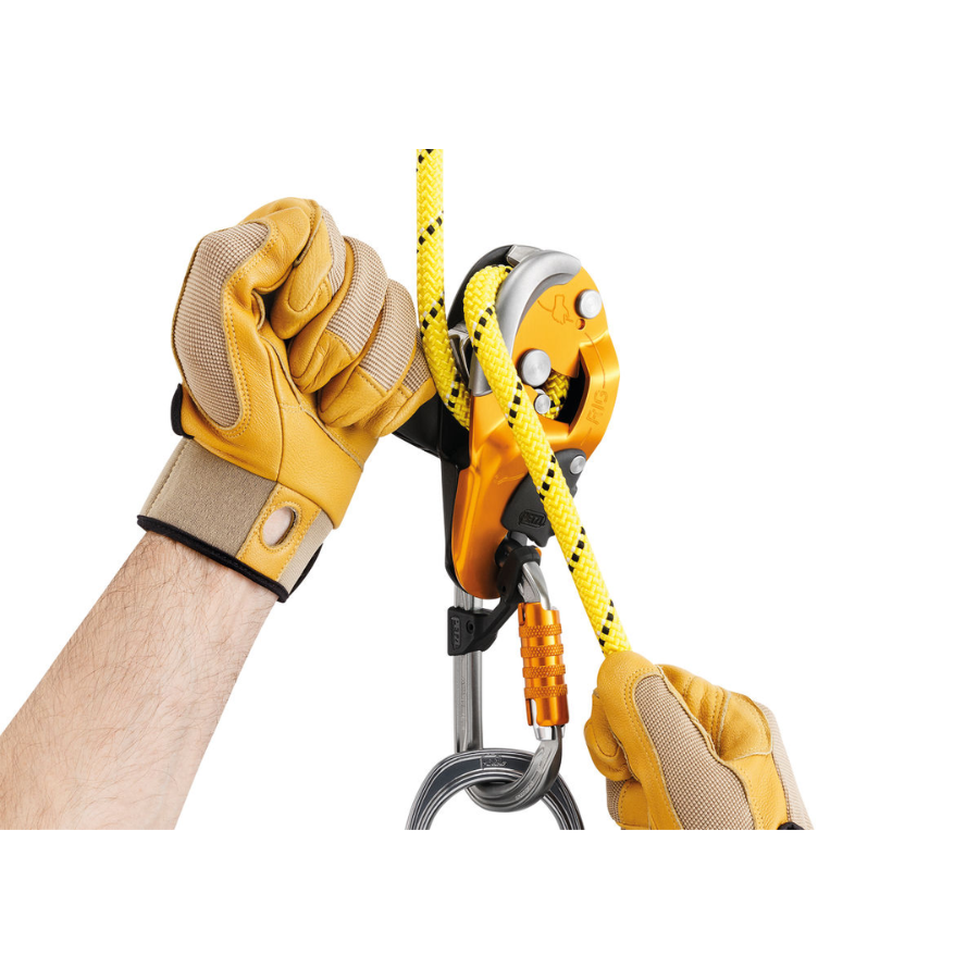 DESCENDEDOR AUTOFRENANTE RIG AMARILLO/NEGRO 10-11.5MM D021AA00 PETZL - Imagen 3