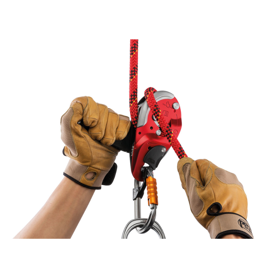 DESCENDEDOR ANTIPANICO ID ROJO/NEGRO 12.5 - 13 MM D020BA00 PETZL - Imagen 3