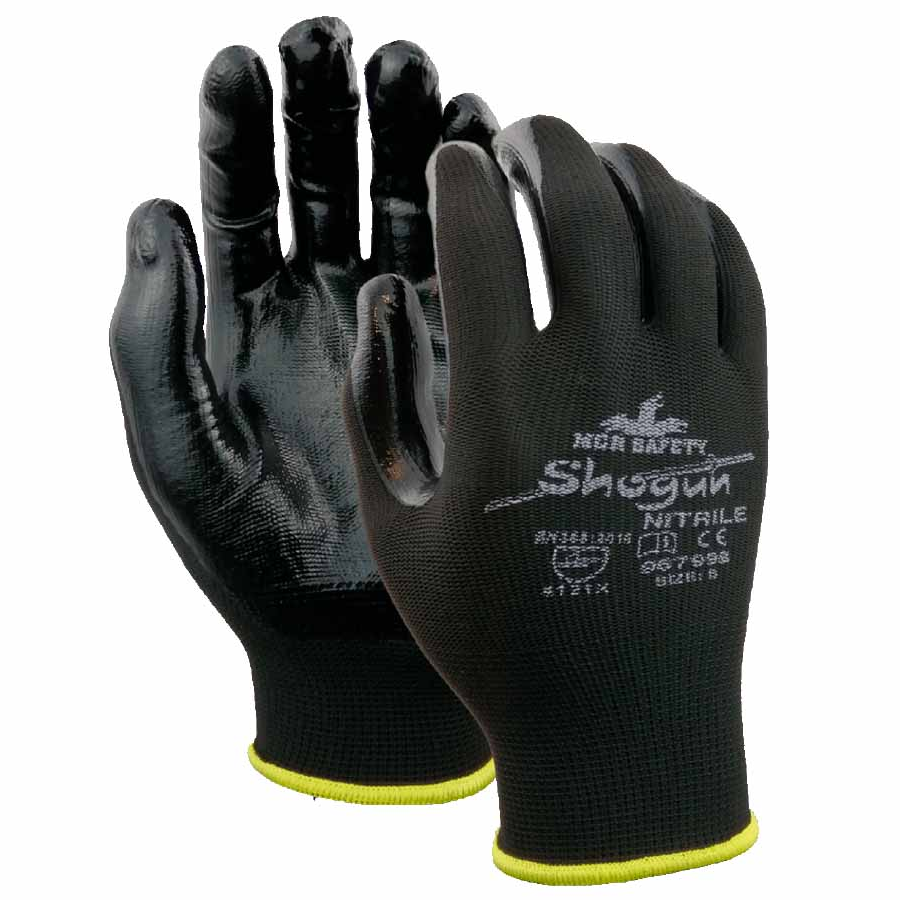 GUANTE SHOGUN POLIESTER NITRILO REF 96799B MCR - Imagen 1