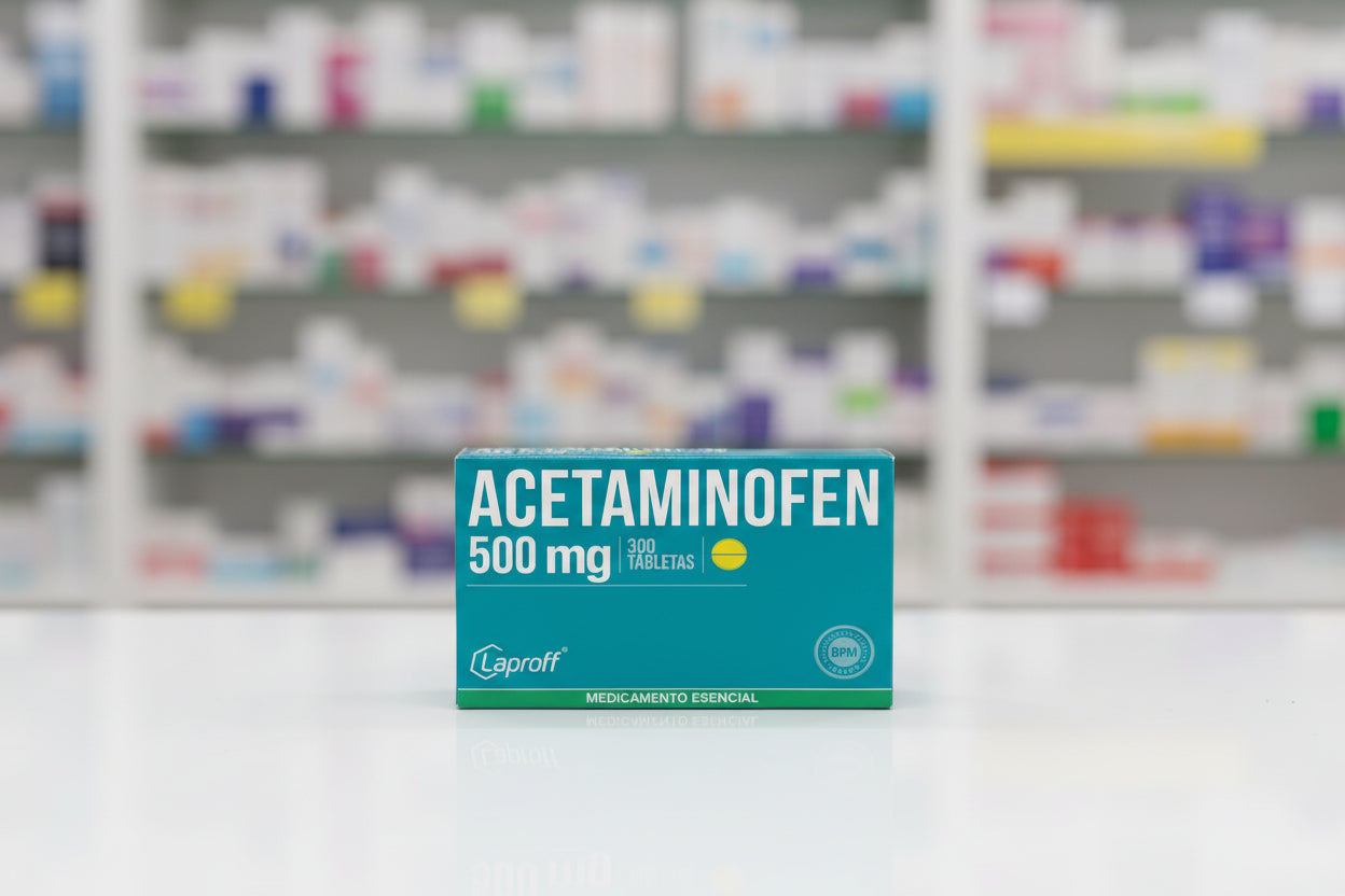 ACETAMINOFEN LAPROFF 500 MG X 10 UNDS - Imagen 1