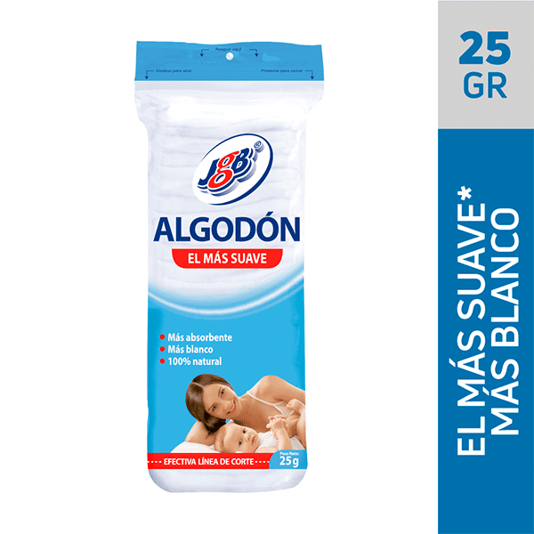 ALGODON ZIG ZAG X 25 GRS JGB - Imagen 1