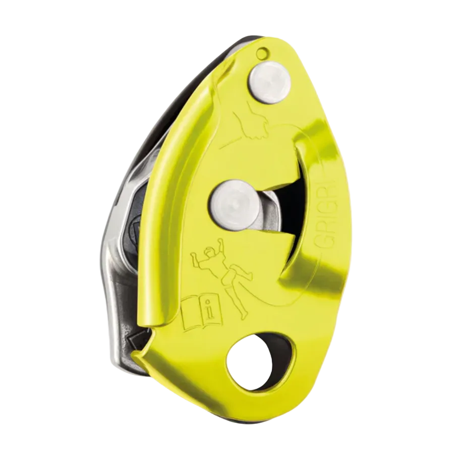 ASEGURADOR CON BLOQUEO ASISTIDO GRIGRI 2 AMARILLO 8.9-11MM D13AY PETZL - Imagen 1