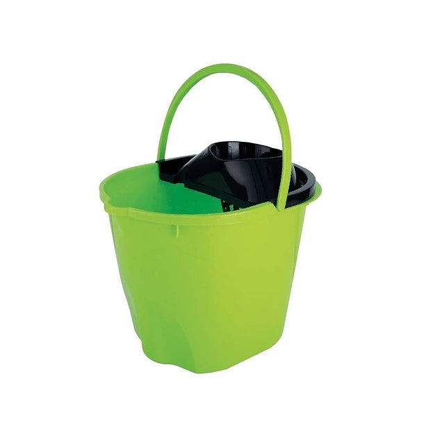 BALDE 12 LT VERDE PREMIUM + EXPRIMIDOR 0055 FULLER PINTO - Imagen 1