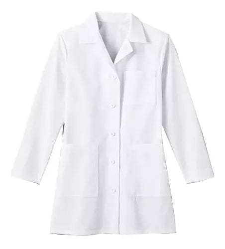 BATA LABORATORIO MANGA LARGA EN TELA ANTIFLUIDO BLANCA - Imagen 1