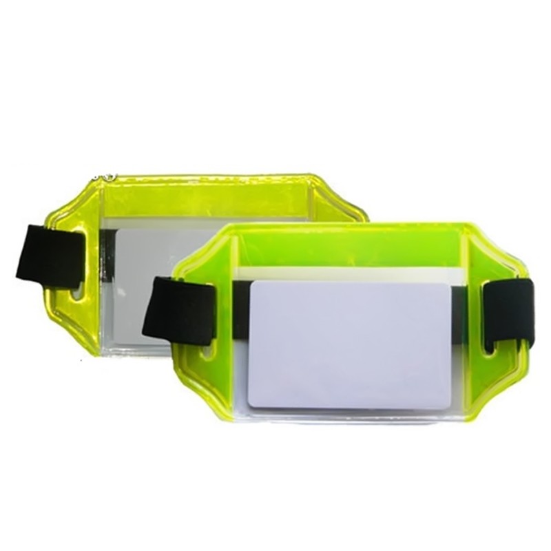 BRAZALETE PORTACARNET CON REFLECTIVO - Imagen 1