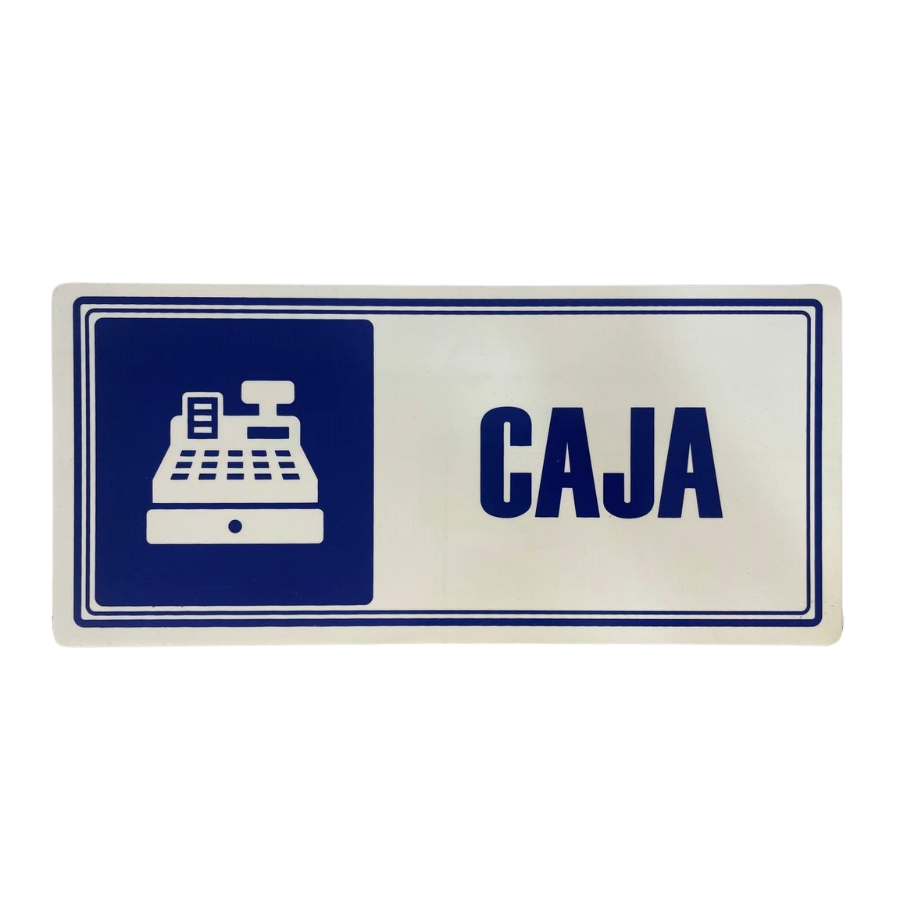 LETRERO DE SENALIZACION 30 X 15 CM STANDARD-CAJA - Imagen 1