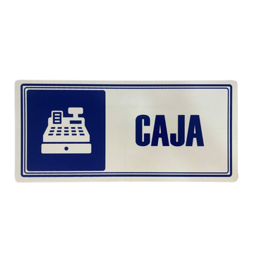 LETRERO DE SENALIZACION 30 X 15 CM STANDARD-CAJA - Imagen 1