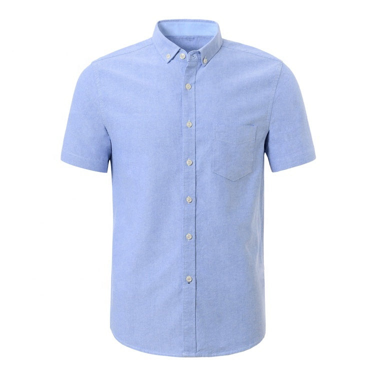 CAMISA DE HOMBRE EN TELA OXFORD MANGA CORTA ( T S-XL) - Imagen 1