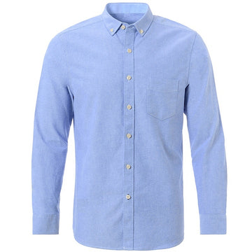 CAMISA DE HOMBRE EN TELA OXFORD MANGA LARGA (T XXL-XXXL) - Imagen 1