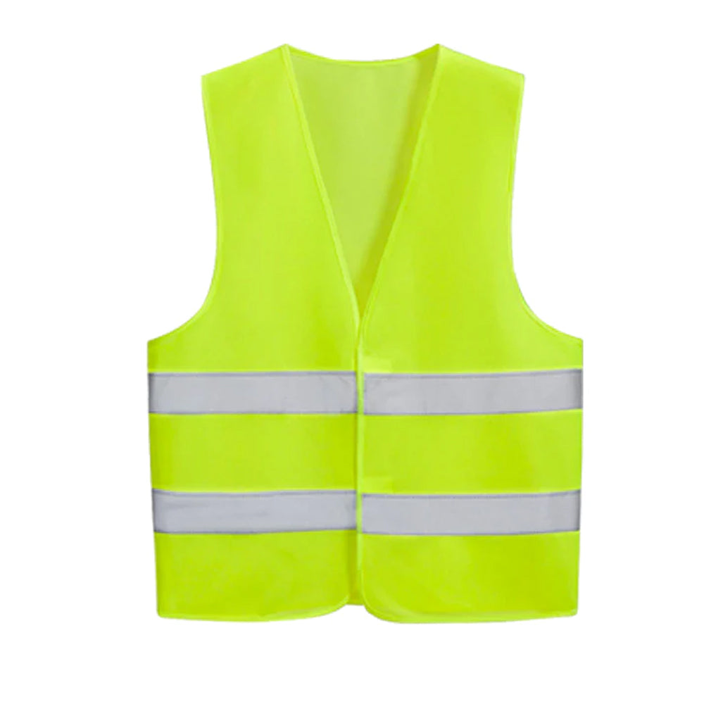 CHALECO REFLECTIVO DOBLE FRANJA VERDE X 60 GRS - Imagen 1