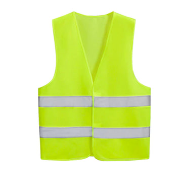 CHALECO REFLECTIVO DOBLE FRANJA VERDE X 60 GRS - Imagen 1