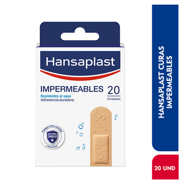 CURITAS IMPERMEABLES CAJA X 100 UNDS HANSAPLAST - Imagen 1