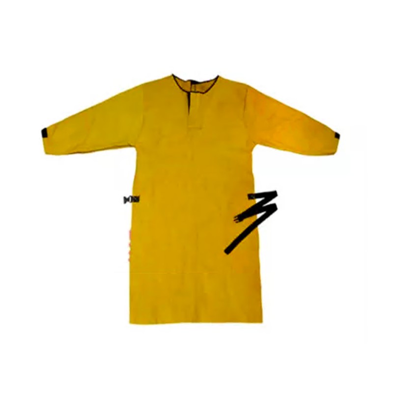 DELANTAL EN VAQUETA MANGA LARGA - Imagen 1