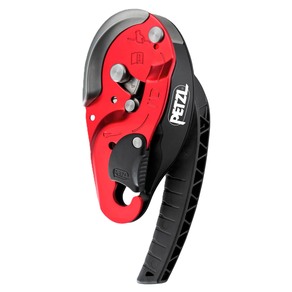 DESCENDEDOR ANTIPANICO ID ROJO/NEGRO 12.5 - 13 MM D020BA00 PETZL