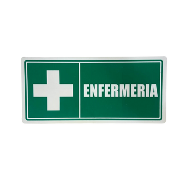 LETRERO DE SENALIZACION 30 X 15 CM STANDARD-ENFERMERIA - Imagen 1