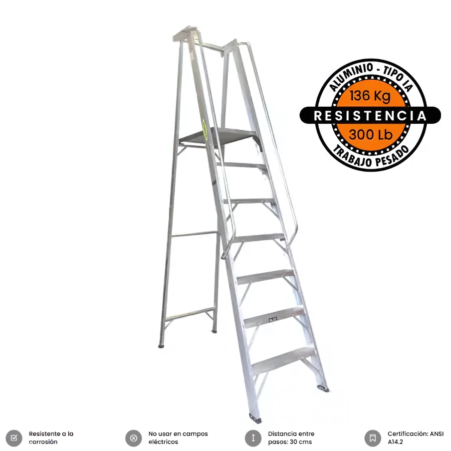 ESCALERA PLATAFORMA ESCUALIZABLE - TIPO IA SERIE 7132