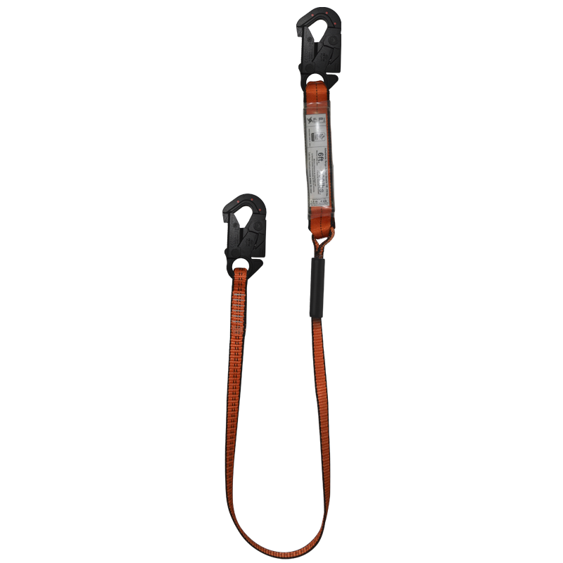 ESLINGA DIELECTRICA CON ABSORBEDOR FIJA EN REATA DOBLE GANCHO PEQUEÑO GED-DSRP-1F EPI - Imagen 1
