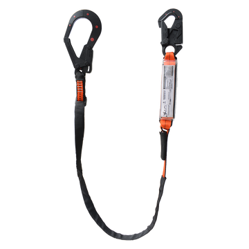 ESLINGA DIELECTRICA CON ABSORBEDOR REGULABLE EN REATA GANCHO GRANDE - GANCHO PEQUEÑO GED-DSRP-2G EPI - Imagen 1