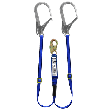 ESLINGA EN Y CON ABSORBEDOR REGULABLE EN REATA DOBLE GANCHO GRANDE ESTRUCTURERO - GANCHO PEQ 50-24RGA EPI - Imagen 1