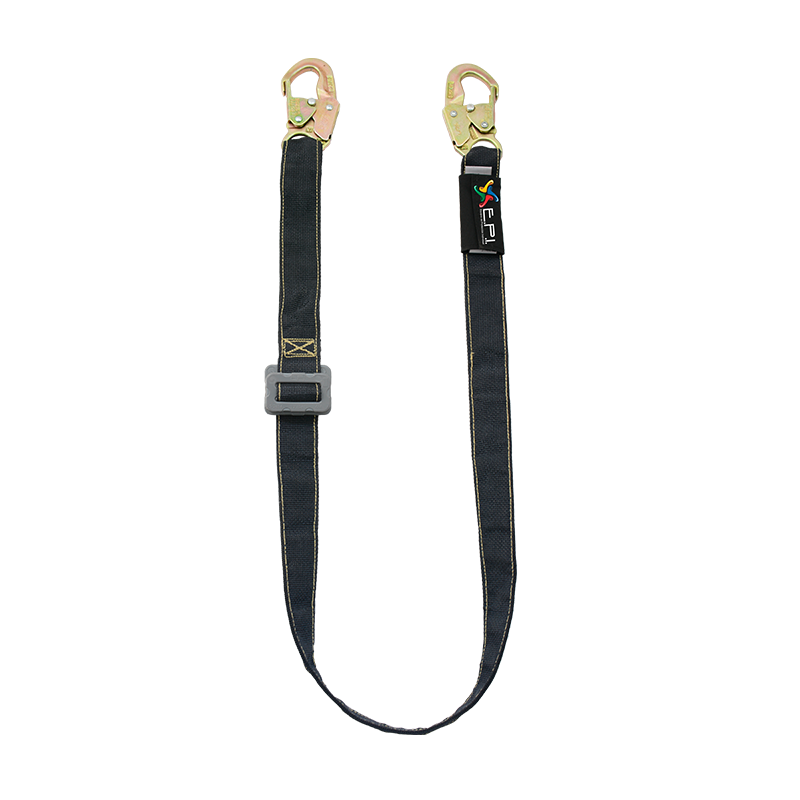 ESLINGA TIPO SOLDADOR DE POSICIONAMIENTO REGULABLE EN REATA KEVLAR DOBLE GANCHO PEQUEÑO PEP-SRK-1G EPI - Imagen 1