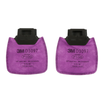FILTRO PARA MATERIAL PARTICULADO 3M SECURE CLICK P100 (PAR) D3097 3M - Imagen 1