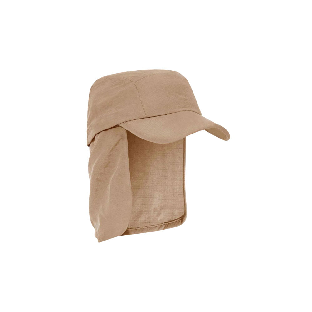 GORRA TIPO CHAVO EN DRIL CAQUI - Imagen 1