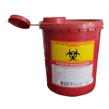 GUARDIAN RECOLECTOR DE ELEMENTOS CORTOPUNZANTES DE 1.5 LTS - Imagen 1