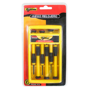 JUEGO DE DESTORNILLADOR 6 PIEZAS PROFESIONAL STANPROF - Imagen 1