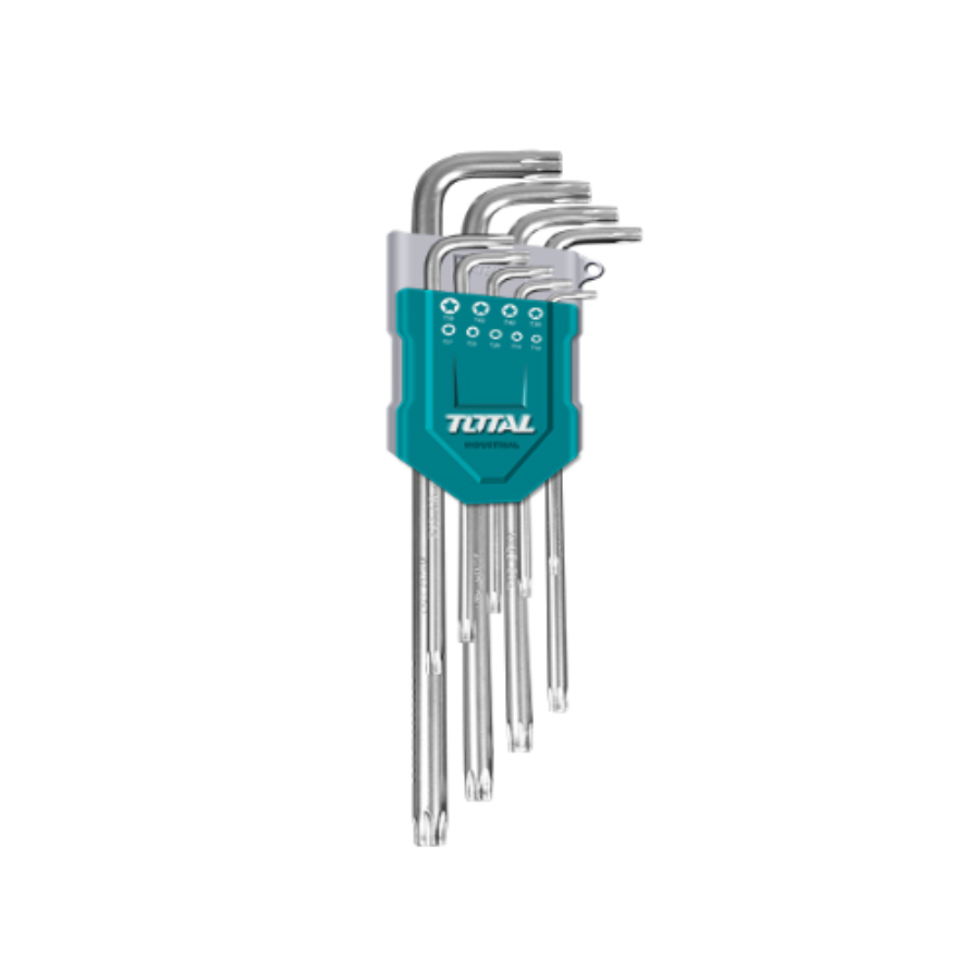 JUEGO 9 LLAVES TORX LARGAS CR-V T10-T50 THT106392 TOTAL - Imagen 1