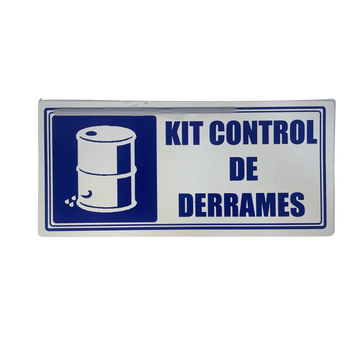 LETRERO DE SENALIZACION 30 X 15 CM STANDARD-KIT DE CONTROL DE DERRAMES - Imagen 1