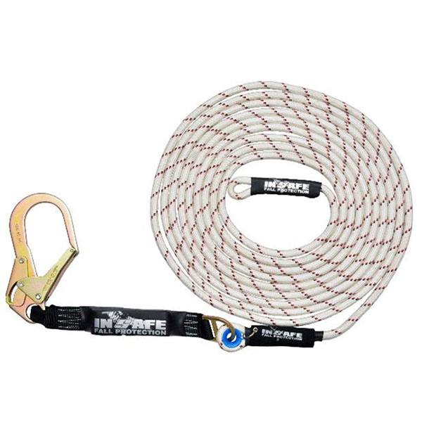 LINEA DE VIDA VERTICAL CUERDA DE 14MM X 30 MTS GANCHO EP - Imagen 1