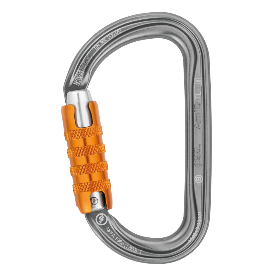 MOSQUETON AMD TRIACT LOCK 27KN ALUMINIO M34A TL PETZL - Imagen 1
