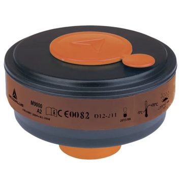 CARTUCHO PARA GASES, VAPORES ORGANICOS M9000A2 X4 UND DELTA PLUS - Imagen 1