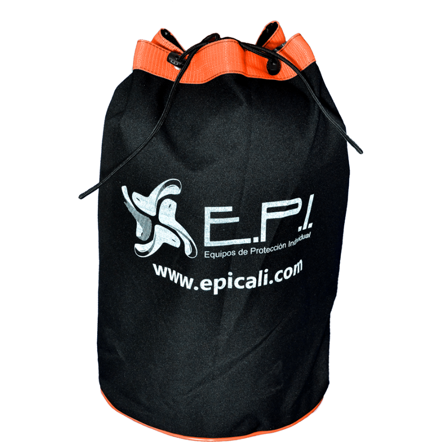 MALETIN TIPO MORRAL NEGRO-NARANJA PP0101-10  EPI - Imagen 1