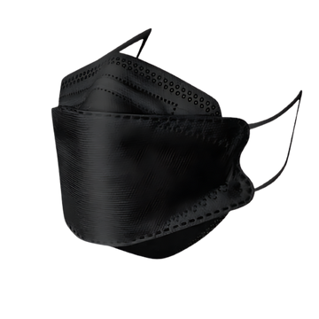 MASCARILLA KN95 TIPO PEZ NEGRO X UND - Imagen 1