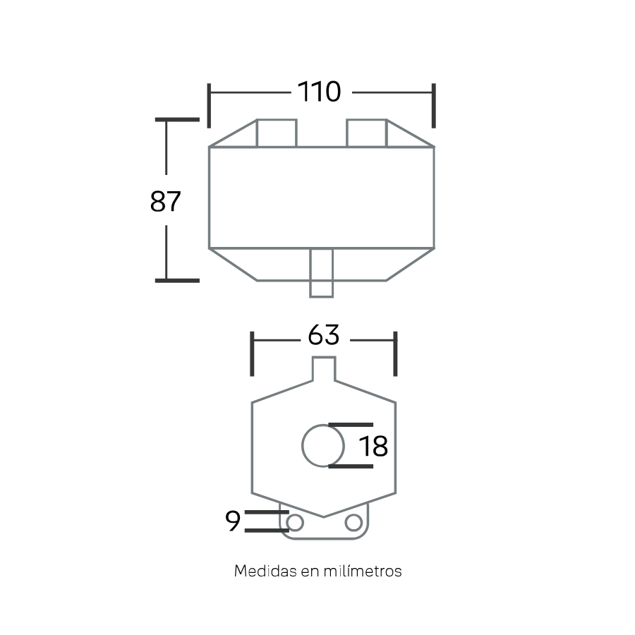 BLOQUEADOR PLUG CABLE 13 MM YALE - Imagen 1