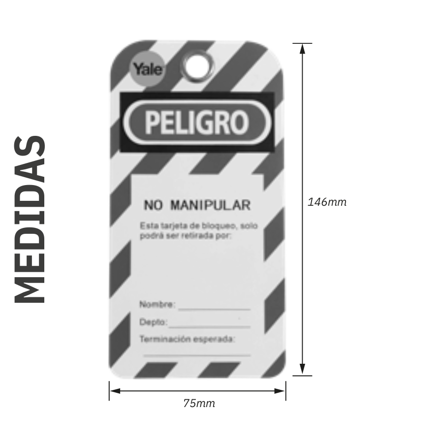 TARJETA DE BLOQUEO YALE - Imagen 2