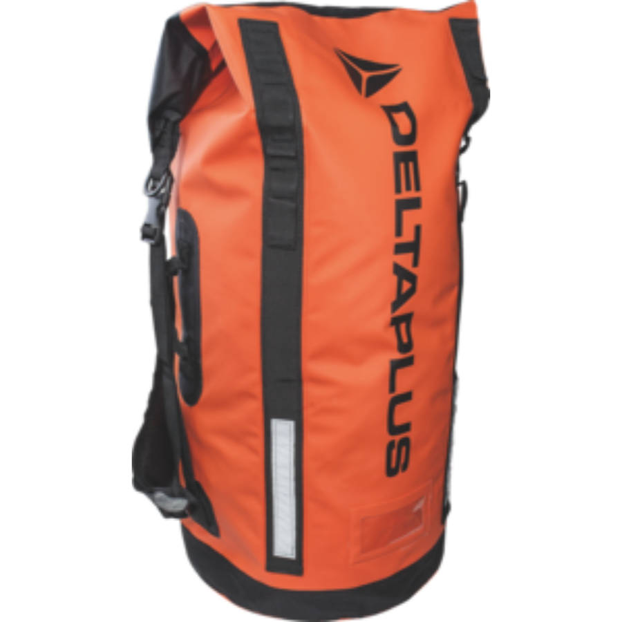 MORRAL EN TELA DE PVC NARANJA-NEGRO 30 X 65 CM TC008 DELTA PLUS - Imagen 1