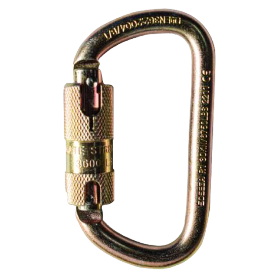 MOSQUETON EN ACERO  R1 CIERRE AUTOMATICO 30KN SOSEGA - Imagen 1